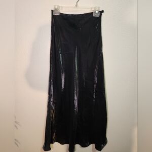 Vintage Jr Nites Satin Maxi Skirt